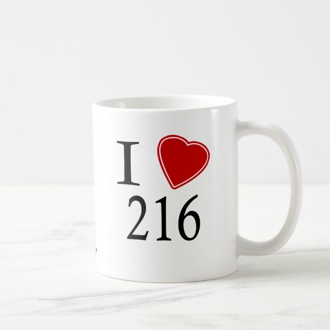 Taza De Café Amo 216 Cleveland (Derecha)