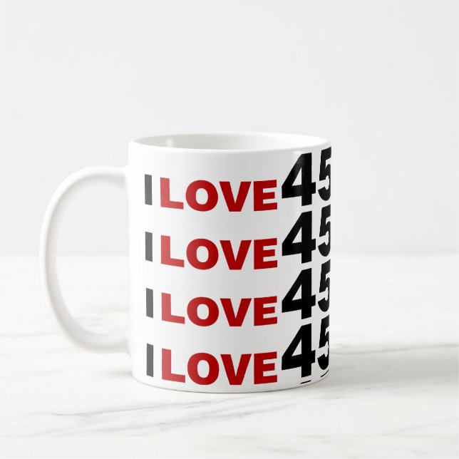 Taza De Café Amo 45 (Izquierda)
