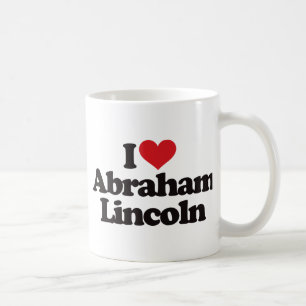 Taza De Café Amo a Abraham Lincoln