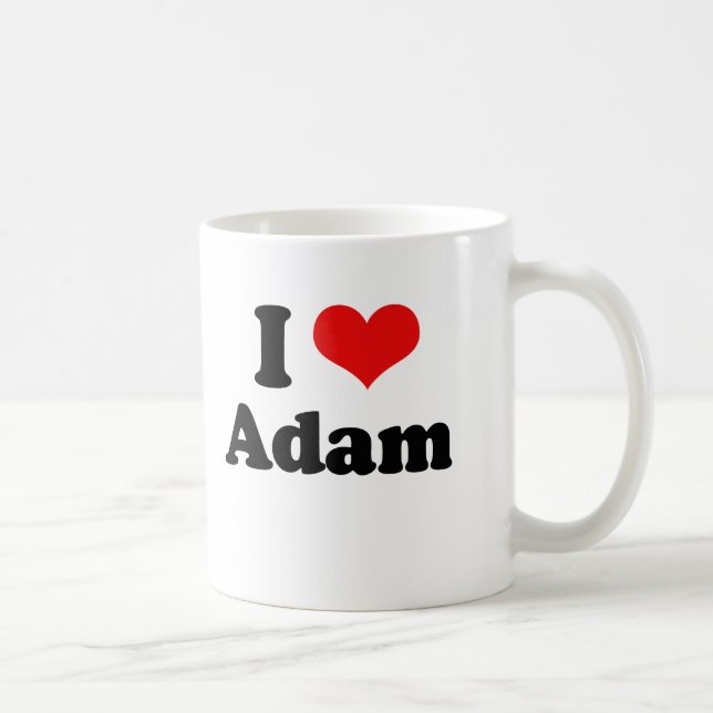 Taza De Café Amo a Adán (Derecha)
