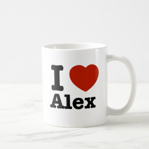 Taza De Café Amo a Alex