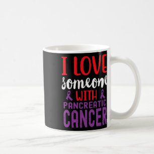 Taza De Café Amo A Alguien Cáncer Pancreático Cinta Púrpura Awa