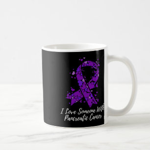 Taza De Café Amo A Alguien Con Conciencia Pancreática Sobre El 