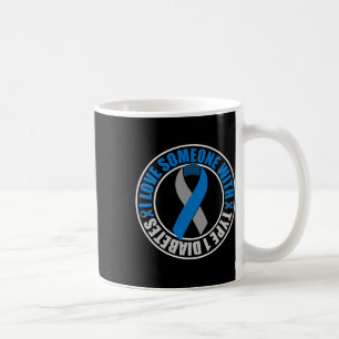 Taza De Café Amo A Alguien Con Diabetes Tipo 1