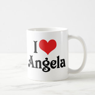 Taza De Café Amo a Angela