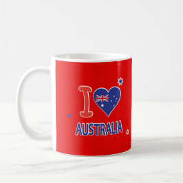 Taza De Café "AMO A AUSTRALIA" Día de Australia 26 de enero