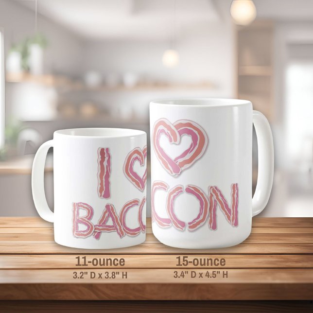 Taza De Café Amo a Bacon (Subido por el creador)
