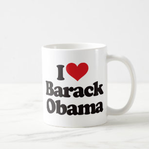 Taza De Café Amo a Barack Obama