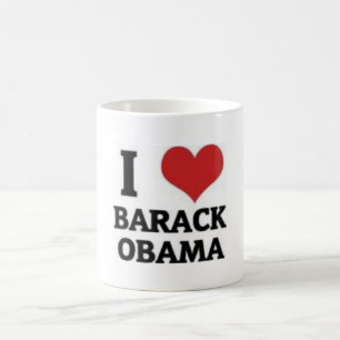 Taza De Café Amo a Barack Obama