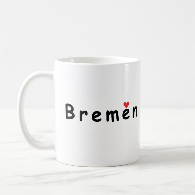 Taza De Café amo a Bremen (Izquierda)