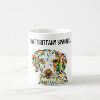 Taza De Café Amo a Brittany Spaniels Mug