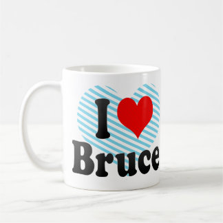 Taza De Café Amo a Bruce