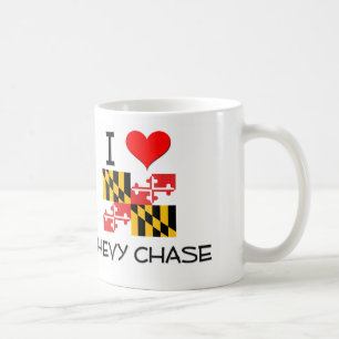 Taza De Café Amo a Chevy Chase Maryland
