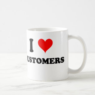 Taza De Café Amo a clientes