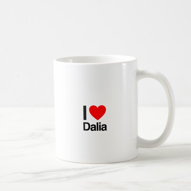 Taza De Café amo a dalia (Derecha)