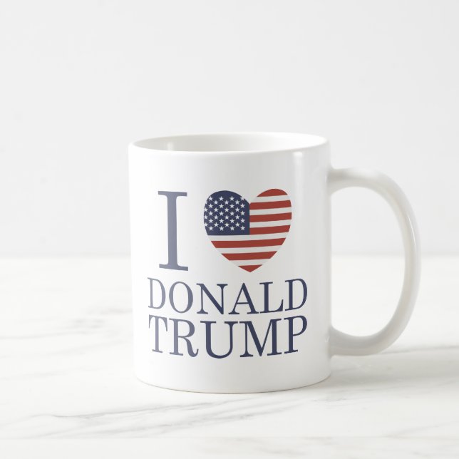 Taza De Café Amo a Donald Trump (Derecha)