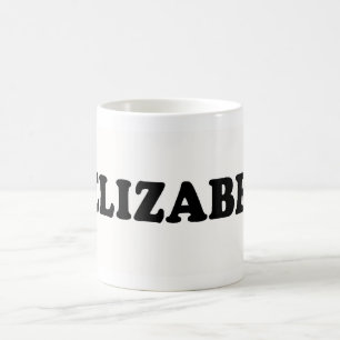 TAZA DE CAFÉ AMO A ELIZABETH