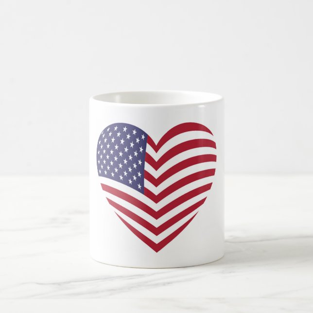 TAZA DE CAFÉ AMO A ESTADOS UNIDOS (Centro)