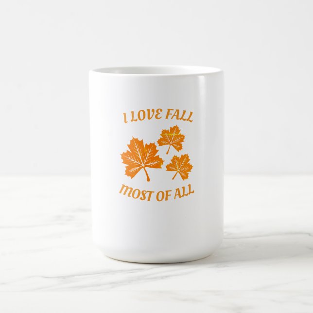 Taza De Café Amo A Fall La Mayoría De Las (Centro)