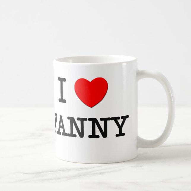 Taza De Café Amo a Fanny (Derecha)