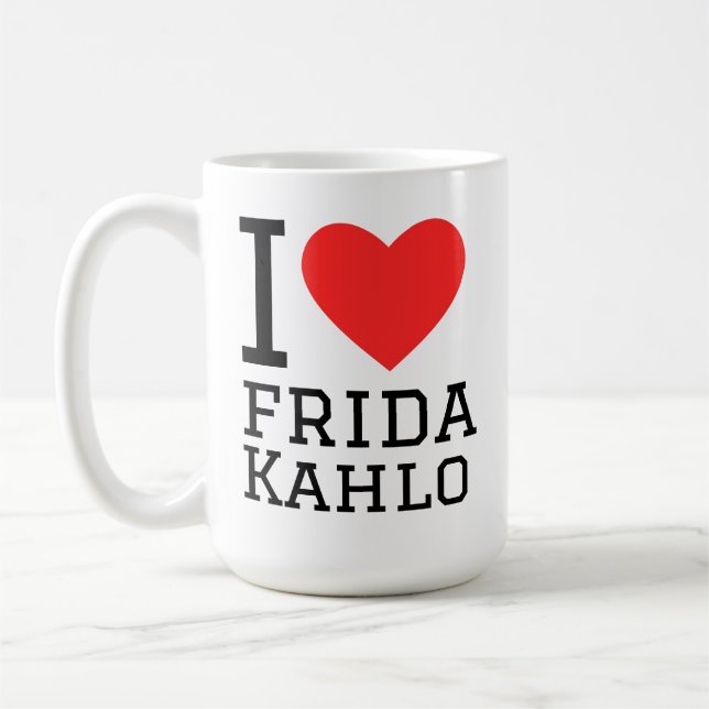 Taza De Café Amo a Frida Kahlo (Izquierda)
