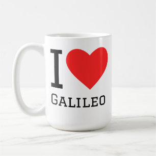Taza De Café Amo a Galileo