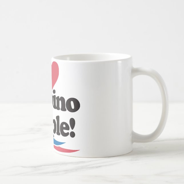 Taza De Café Amo a gente filipina (Derecha)