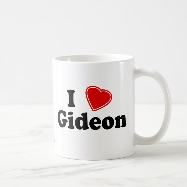 Taza De Café Amo a Gideon (Derecha)