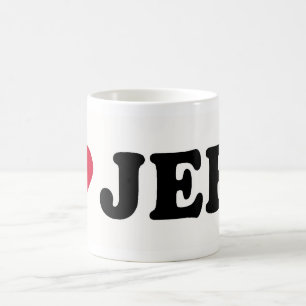TAZA DE CAFÉ AMO A JEFF