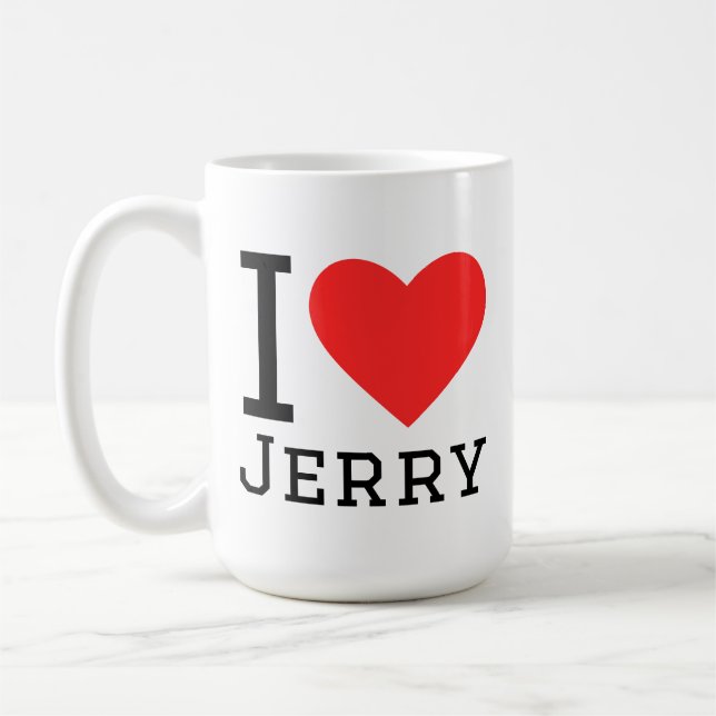 Taza De Café Amo a jerry (Izquierda)