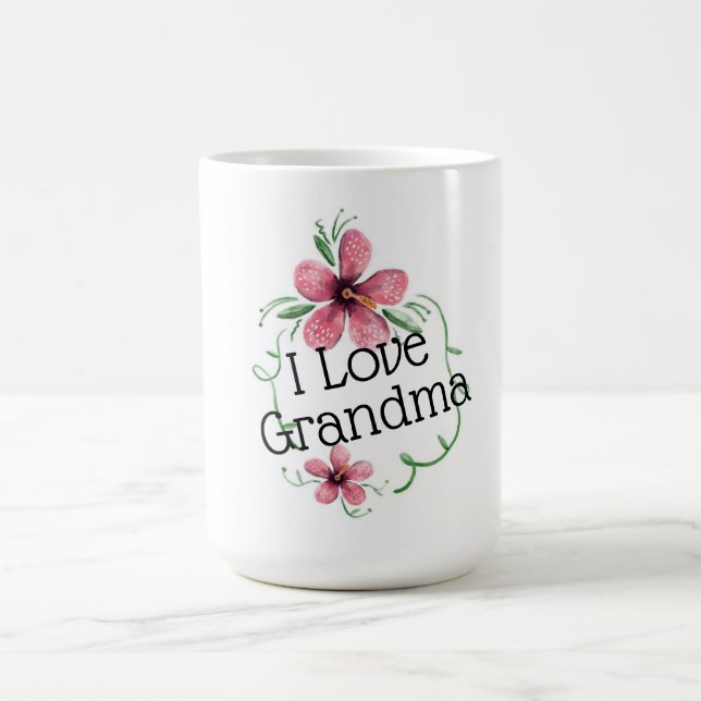 Taza De Café Amo a la abuela (Centro)