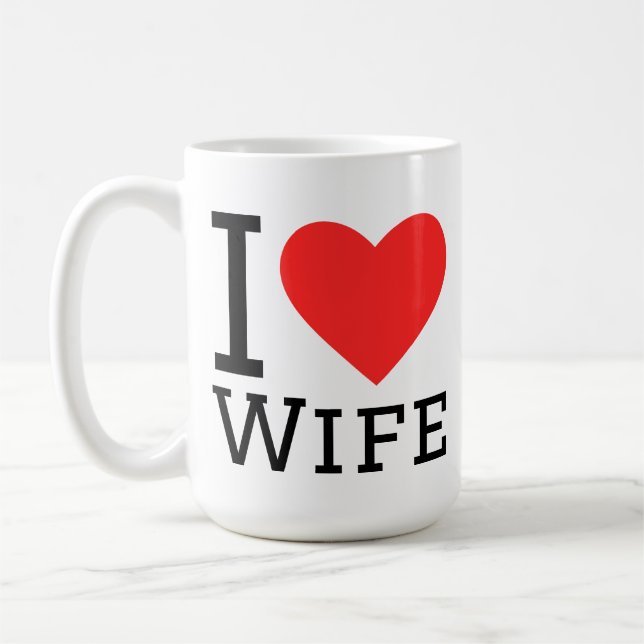 Taza De Café Amo a la esposa (Izquierda)