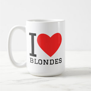 Taza De Café Amo a las rubias