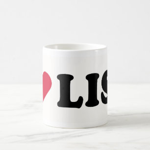 TAZA DE CAFÉ AMO A LISA