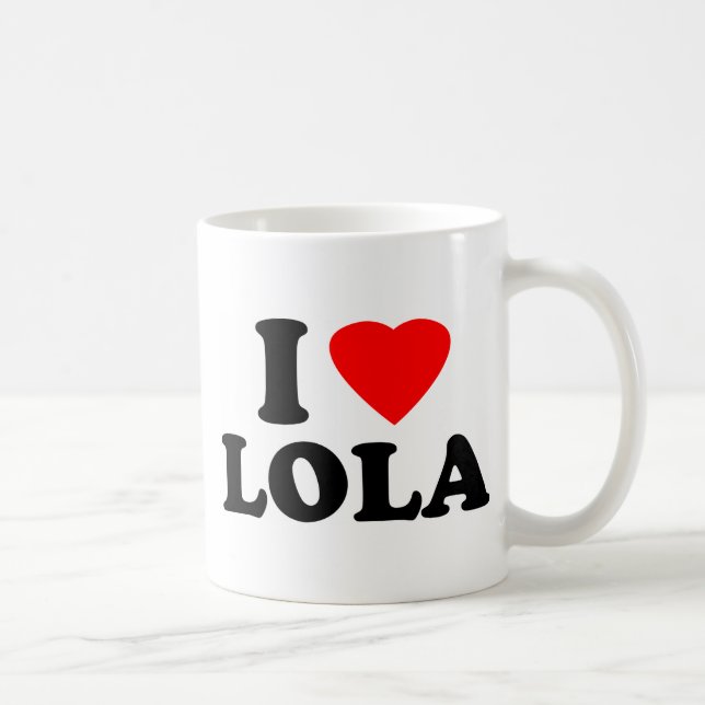 Taza De Café Amo a Lola (Derecha)