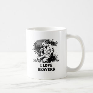 Taza De Café Amo a los castores