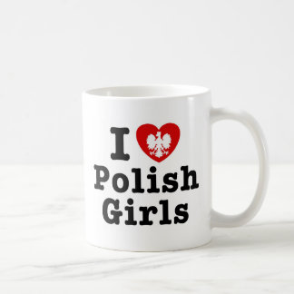 Taza De Café Amo a los Chicas polacos