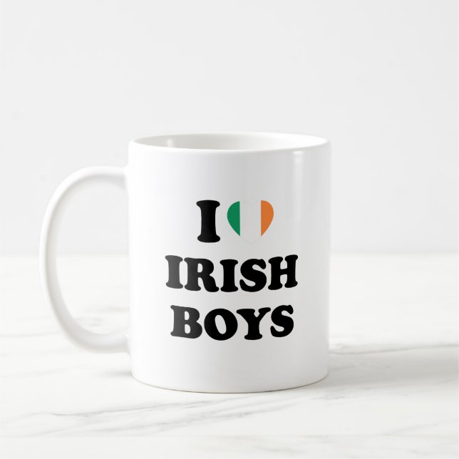 Taza De Café Amo a los chicos irlandeses (Izquierda)