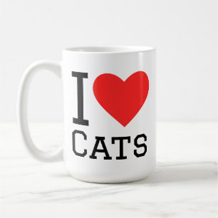Taza De Café Amo a los gatos