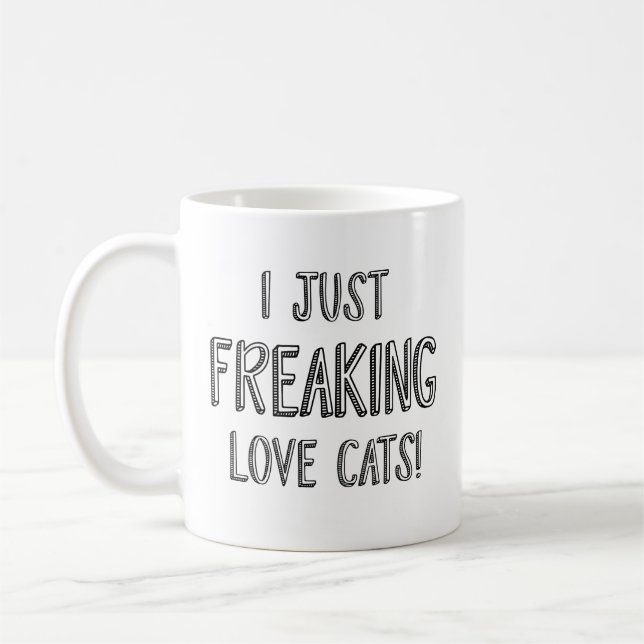 Taza De Café Amo a los Gatos (Izquierda)