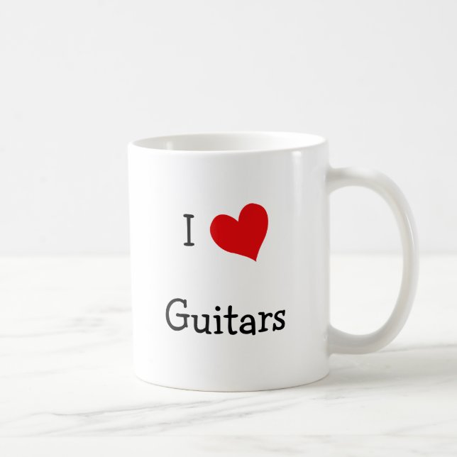 Taza De Café Amo a los Guitars (Derecha)