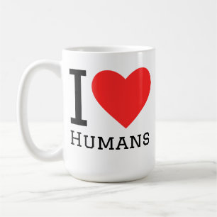 Taza De Café Amo a los humanos