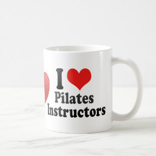 Taza De Café Amo a los instructores de Pilates