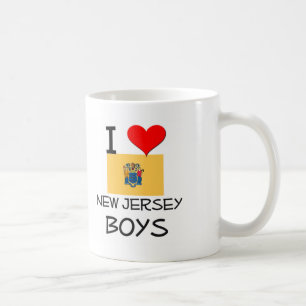 Taza De Café Amo a los muchachos de New Jersey