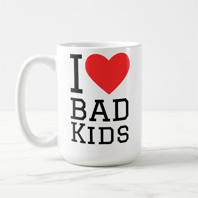 Taza De Café Amo a los niños malos (Izquierda)
