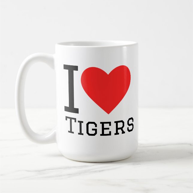 Taza De Café Amo a los tigres (Izquierda)