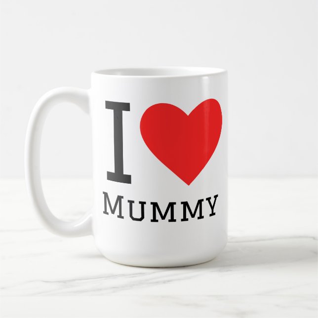 Taza De Café Amo a mamá  (Izquierda)