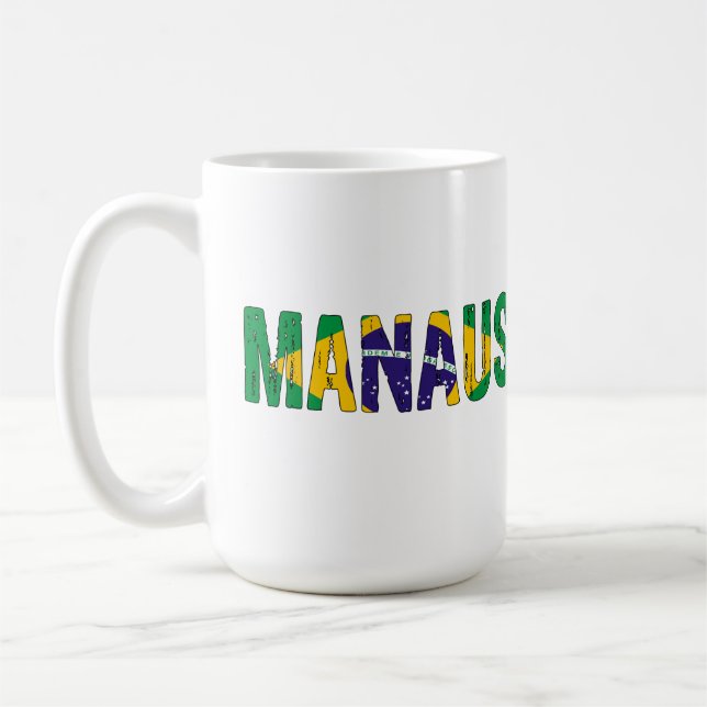 Taza De Café Amo a Manaus (Izquierda)