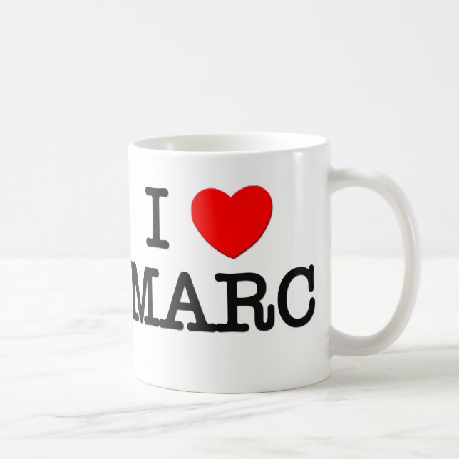 Taza De Café Amo a Marc (Derecha)
