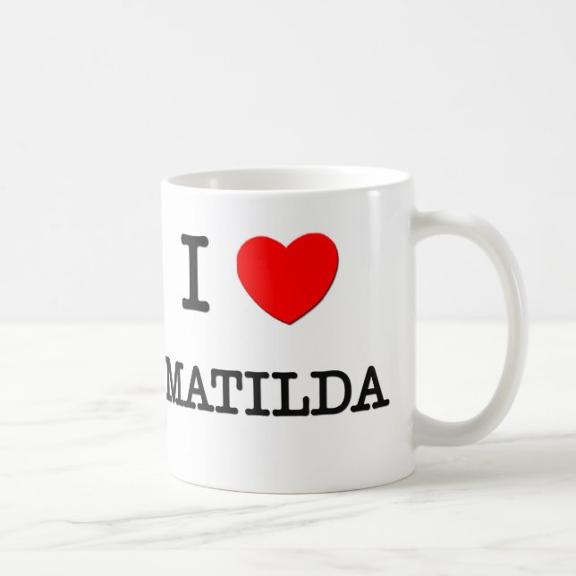 Taza De Café Amo a Matilda (Derecha)